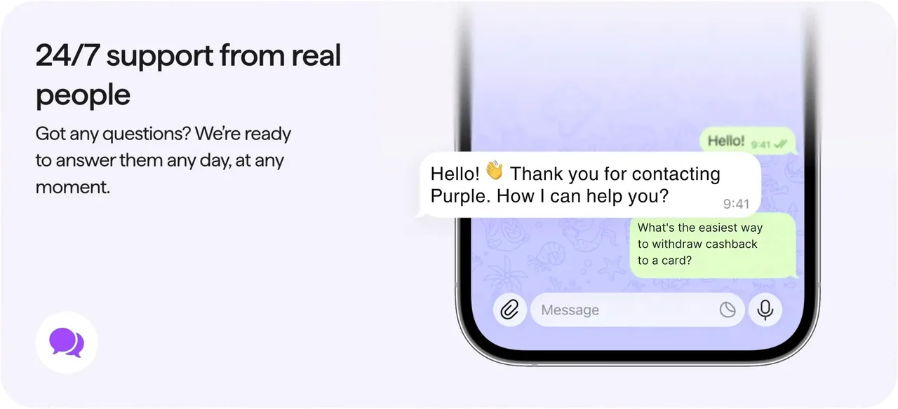 24/7 support from real people